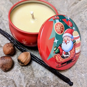 Hókifli illatú szójaviasz gyertya - Meska.hu