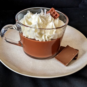 Forró csoki szójaviasz gyertya - Meska.hu