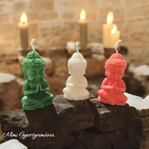 Buddha gyertya  - Meska.hu