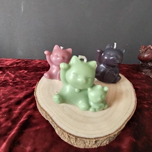 Szerencsehozó gyertya Maneki-neko ajándékcsomag - otthon & életmód - gyertya, illat, aroma - gyertya - Meska.hu
