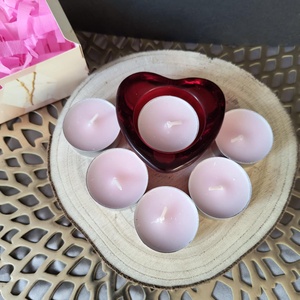 Valentin napi mécses csomag - otthon & életmód - gyertya, illat, aroma - mécses és mécsestartó - Meska.hu