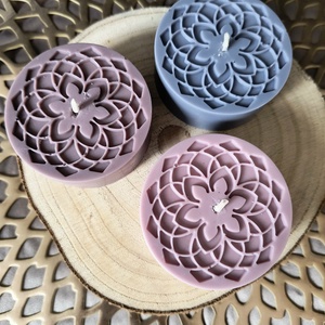 Mandala gyertyaszett , Otthon & Életmód, Dekoráció, Spiritualitás, Mandala, Gyertya-, mécseskészítés, MESKA