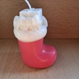 Csizma Szójaviasz gyertya  - Meska.hu