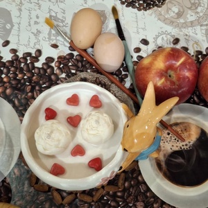 Szójaviaszgyertya kerámiakaspóban - otthon & életmód - gyertya, illat, aroma - gyertya - Meska.hu