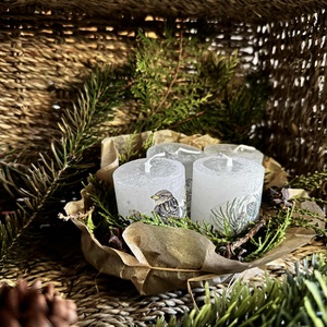 fényhenger, Otthon & Életmód, Gyertya, illat, aroma, Gyertya, Gyertya-, mécseskészítés, Decoupage, transzfer és szalvétatechnika, MESKA