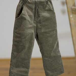 GUMIS derekú, fiú, kényelmes kord nadrág, 62-164-es, kékes-szürke, két zsebbel  - ruha & divat - babaruha & gyerekruha - nadrág - Meska.hu