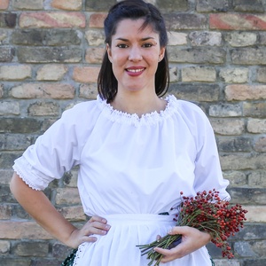 Fehér női blúz ÁLLÍTHATÓ nyak- és karbőséggel XXS-XXL, Ruha & Divat, Női ruha, Blúz, Varrás, MESKA