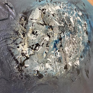 Végtelen, absztrakt festmény vásznon, 50x70 - művészet - festmény - akril - Meska.hu