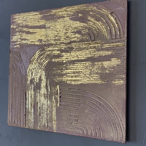 Absztrakt festmény, Báj, 40x40 akril vásznon - otthon & életmód - dekoráció - fali és függő dekoráció - falra akasztható dekor - Meska.hu