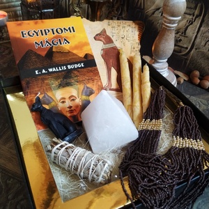 Egyiptomi ajándékcsomag piramis sólámpával Egyiptomi mágia könyvvel szülinapra, karácsonyra, névnapra, pedagógusnapra, Ékszer, Nyaklánc, Gyöngyös nyaklánc, Mindenmás, MESKA