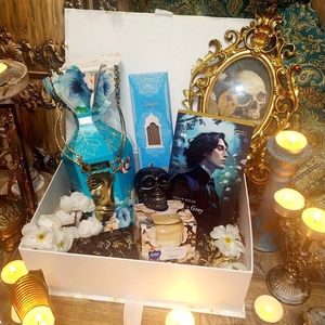 Viktoriánus ajándékcsomag Oscar Wilde Dorian Gray című könyvével nőnapra, szülinapra, valentin napra könyvmolyoknak, Élelmiszer, Gourmet ajándékcsomag, Mindenmás, MESKA