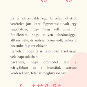 Családi rendszerem kártyapakli, munkafüzettel - játék & sport - táblajáték és kártyajáték - társasjátékok - Meska.hu