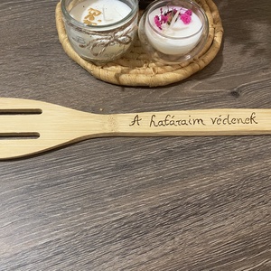 Ez nem csak egy főzőkanál - ez egy üzenet neked, Otthon & Életmód, Konyhafelszerelés, tálalás, Sütés, főzés, Fakanál & Fakanáltartó, Gravírozás, pirográfia, MESKA