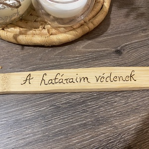 Ez nem csak egy főzőkanál - ez egy üzenet neked - otthon & életmód - konyhafelszerelés, tálalás - sütés, főzés - fakanál & fakanáltartó - Meska.hu