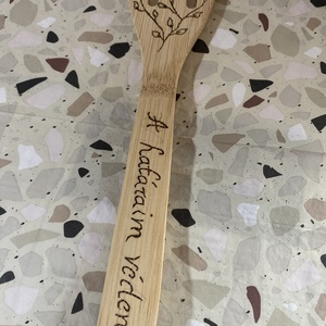 Pirogravírozott fakanál - otthon & életmód - konyhafelszerelés, tálalás - sütés, főzés - fakanál & fakanáltartó - Meska.hu