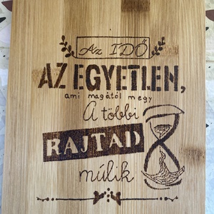 Pirogravírozott vágódeszka, Otthon & Életmód, Konyhafelszerelés, tálalás, Sütés, főzés, Vágódeszka, Gravírozás, pirográfia, MESKA
