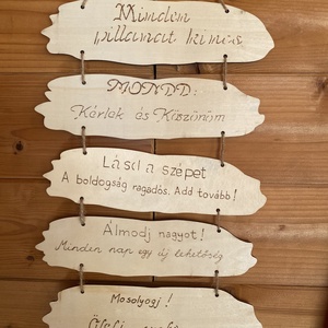 Pirogravírozott dísz, Otthon & Életmód, Dekoráció, Ajtó- és ablak dekoráció, Ajtódísz & Kopogtató, Gravírozás, pirográfia, MESKA
