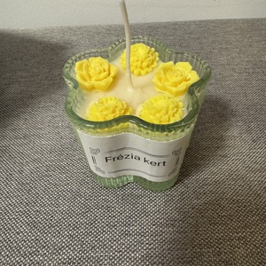 Frézia illatú gyertya - diy (csináld magad) - egységcsomag - Meska.hu