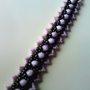 Rózsás romantika karkötő - ékszer - karkötő - gyöngyös karkötő - Meska.hu