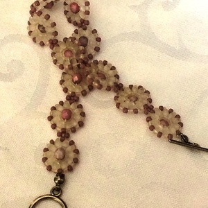 Kristályvirág karkötő - ékszer - karkötő - gyöngyös karkötő - Meska.hu