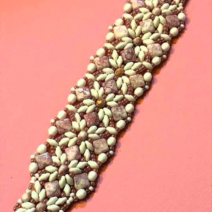 Habosmálna karkötő - ékszer - karkötő - gyöngyös karkötő - Meska.hu