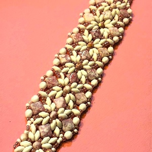 Habosmálna karkötő - ékszer - karkötő - gyöngyös karkötő - Meska.hu