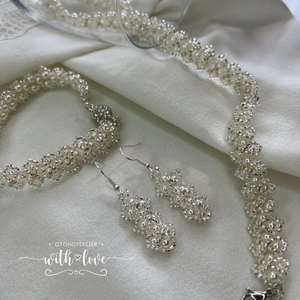 Esküvői ékszer szett - Meska.hu