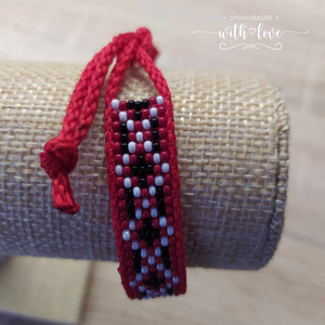 Gyöngyszövött karkötő - ékszer - karkötő - gyöngyös karkötő - Meska.hu