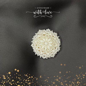 Gyöngy bross - Meska.hu