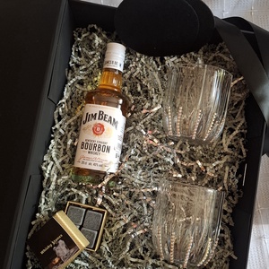 The Silver Gentleman whiskey box - esküvő - dekoráció - esküvői asztaldísz - Meska.hu
