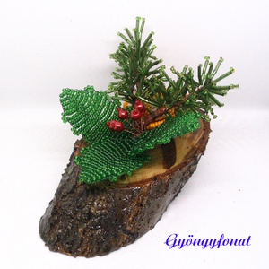 Karácsonyi asztaldísz  - karácsony - adventi díszek - adventi asztaldísz - Meska.hu