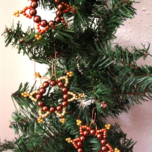 Karácsonyfa dísz gyöngyből , Karácsony, Karácsonyi lakásdekoráció, Karácsonyfadíszek, , MESKA