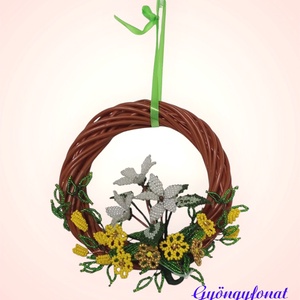 Ajtódísz  - karácsony - adventi díszek - adventi ajtódísz - Meska.hu
