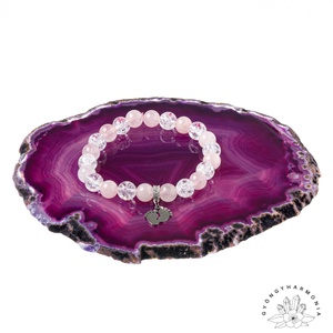 Babaváró ásványkarkötő,, Ékszer, Karkötő, Ásványkarkötő, Ékszerkészítés, Gyöngyfűzés, gyöngyhímzés, MESKA