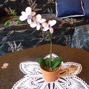 Horgolt Mini Orchidea - Meska.hu