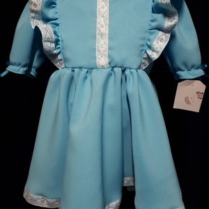 Kék nyári kis ruha - ruha & divat - gyerekruha - ruha - Meska.hu