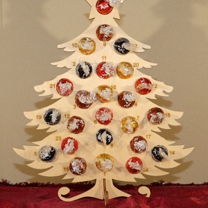 Adventi Lindor fenyő, Karácsony, Adventi díszek, Adventi naptár, Famegmunkálás, MESKA