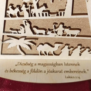 Betlehemes asztaldísz - karácsony - adventi díszek - adventi asztaldísz - Meska.hu