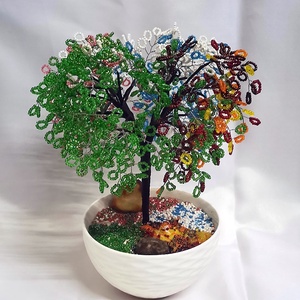 Gyöngyből készült 4 évszak fa - otthon & életmód - dekoráció - asztal és polc dekoráció - asztaldísz - Meska.hu Gyöngyből készült 4 évszak fa - otthon & életmód - dekoráció - asztal és polc dekoráció - asztaldísz - Meska.hu