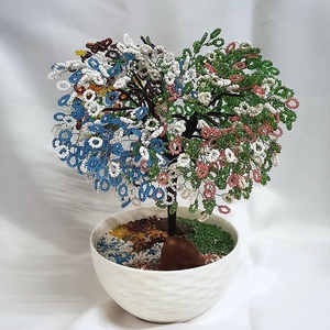 Gyöngyből készült 4 évszak fa - otthon & életmód - dekoráció - asztal és polc dekoráció - asztaldísz - Meska.hu Gyöngyből készült 4 évszak fa - otthon & életmód - dekoráció - asztal és polc dekoráció - asztaldísz - Meska.hu