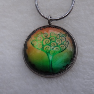 Életfa nemesacél nyaklánc - Meska.hu