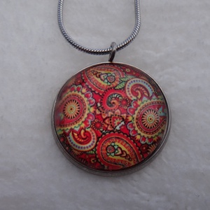 Mandala motívumos nemesacél nyaklánc - Meska.hu
