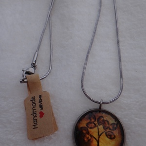 Életfa motívumos nemesacél nyaklánc -  - Meska.hu