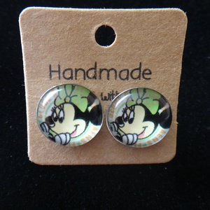 Minnies nemesacél fülbevaló - Meska.hu