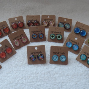 Mandala nemesacél fülbevaló -  - Meska.hu