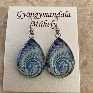 Üveglencsés nemesacél divatékszer! /16., Ékszer, Fülbevaló, Fülékszer, Ékszerkészítés, MESKA