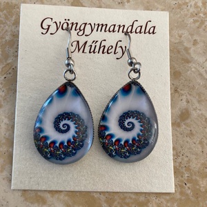 Üveglencsés nemesacél divatékszer! /14., Ékszer, Fülbevaló, Fülékszer, Ékszerkészítés, MESKA