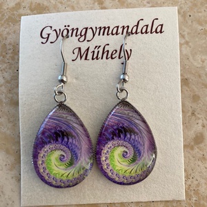 Üveglencsés nemesacél divatékszer! /12., Ékszer, Fülbevaló, Fülékszer, Ékszerkészítés, MESKA