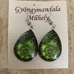 Üveglencsés nemesacél divatékszer! /10., Ékszer, Fülbevaló, Fülékszer, Ékszerkészítés, MESKA