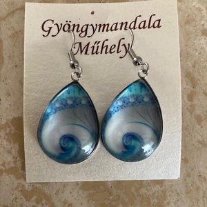 Üveglencsés nemesacél divatékszer! /8., Ékszer, Fülbevaló, Fülékszer, Ékszerkészítés, MESKA
